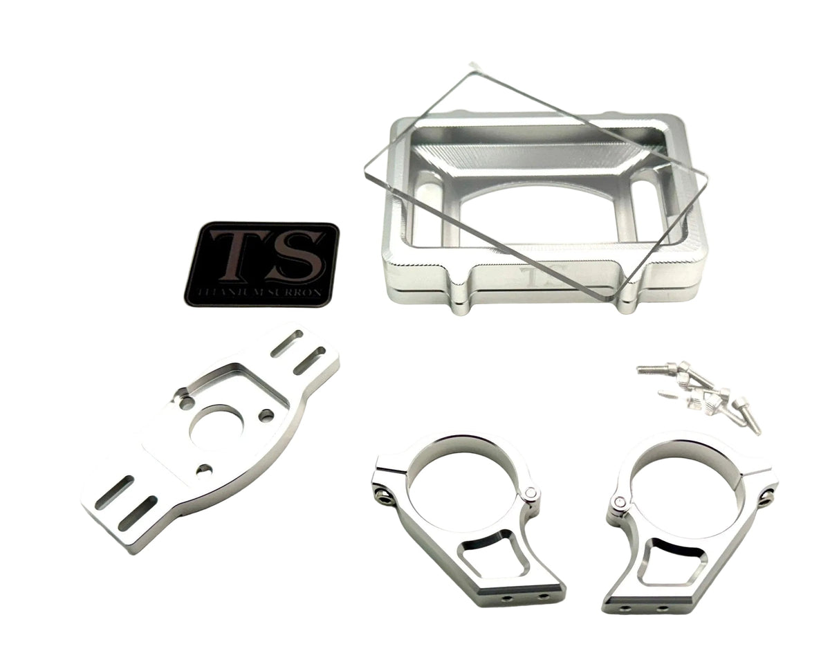 E-Ride Pro Display Protector · Titanium Surron, silver