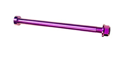 Titanium Rear Axle/ Nut - E-Ride Pro (all models) · Titanium Surron, purple