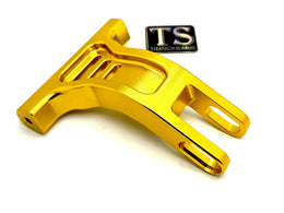 E-Ride Pro Rear Suspension Triangle · Titanium Surron, view 1