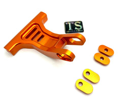E-Ride Pro Rear Suspension Triangle · Titanium Surron, burnt orange