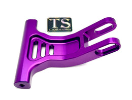 E-Ride Pro Rear Suspension Triangle · Titanium Surron, purple