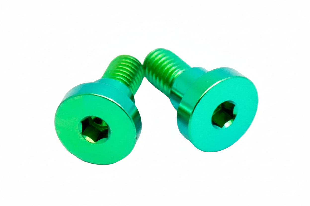 Titanium Battery Lid Bolts - E-Ride Pro -  (Two Pcs) · Titanium Surron, green