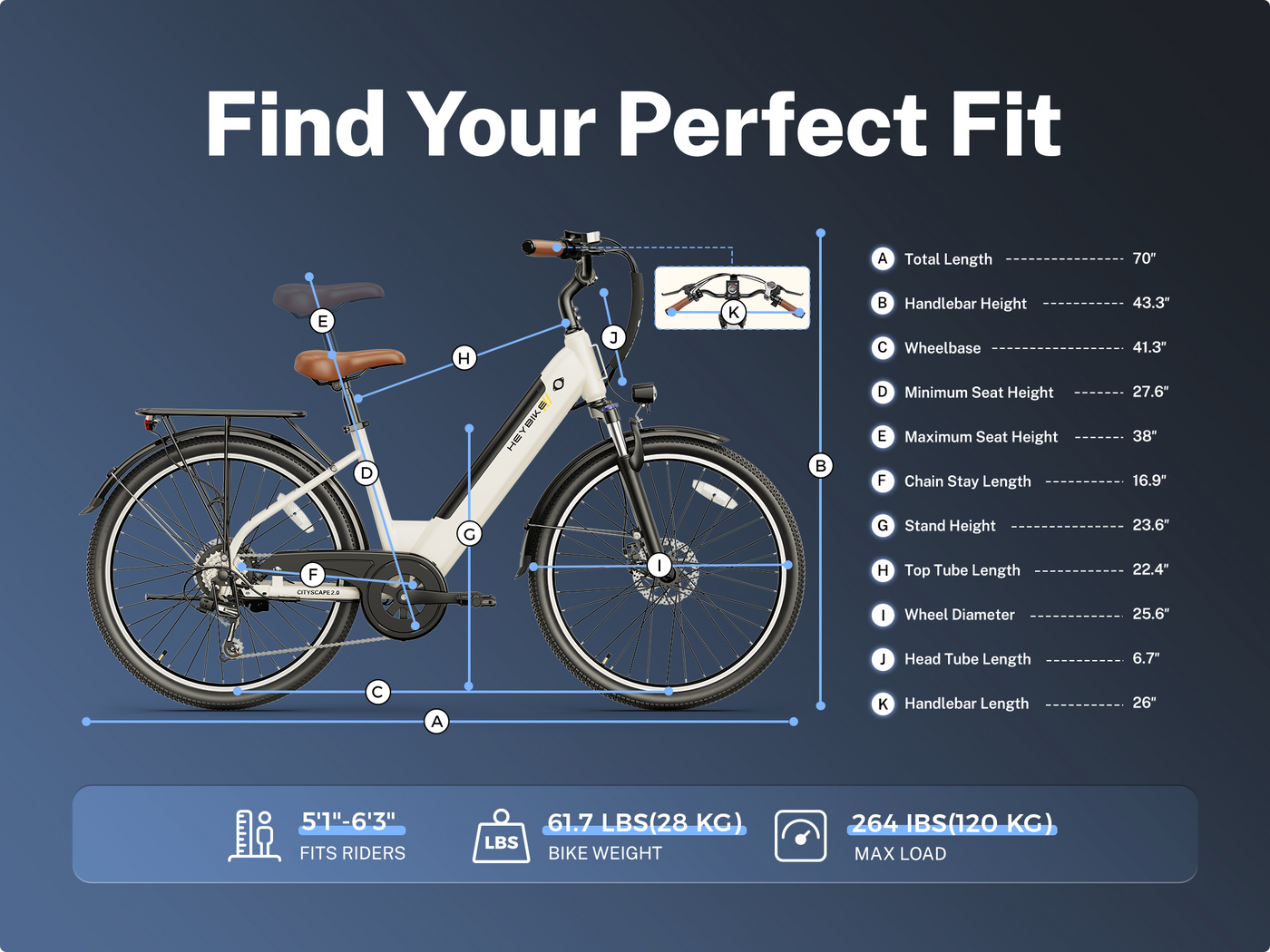 Heybike Cityscape 2.0, view 7