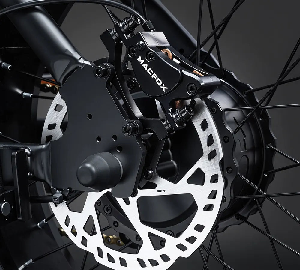 Four-piston hydraulic discs