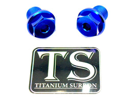 Titanium FastAce Forks Axle Bolts · Titanium Surron, blue