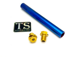 FastAce Fork Titanium Axle and Two Axle Bolts (3 Pieces) · Titanium Surron, gold