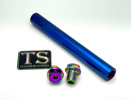 FastAce Fork Titanium Axle and Two Axle Bolts (3 Pieces) · Titanium Surron, rainbow