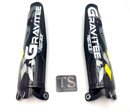 FastAce Fork Plastic Replacement Guards · Titanium Surron, ahx12rv (gravitee)