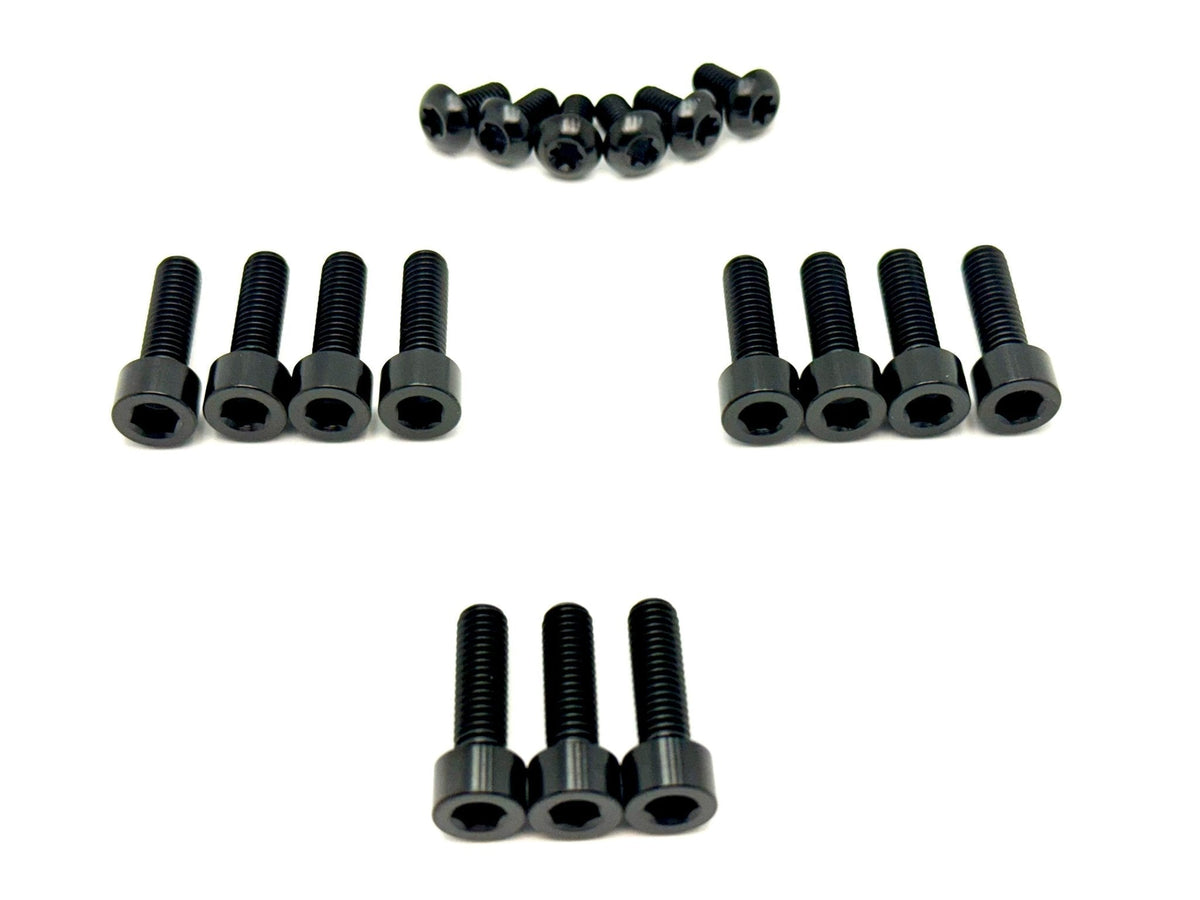Titanium Manitou Dorado Fork Bolt Kits for E-Ride Pro SS, black