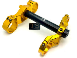 FastAce Fork Drop Clamp for ALX13RC (2.0 Fork) and AHX12RV (Gravitee Fork) ·…, gold