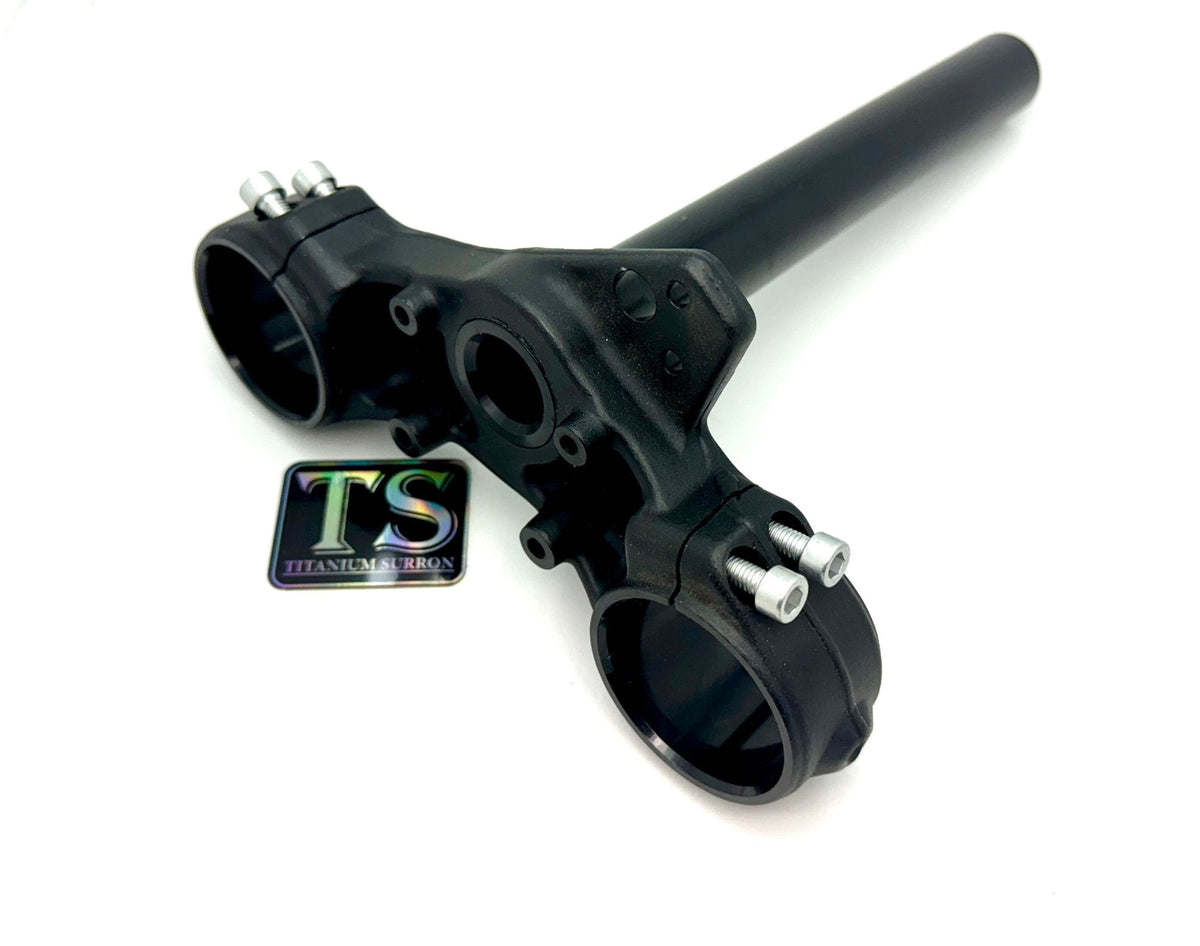 FastAce Steering Tube and Flat Lower Crown · Titanium Surron, view 1