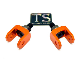 Footpeg Bracket Connectors for E-Ride Pro SS, burnt orange