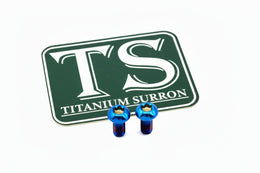 Formula Brake Reservoir Cap Titanium Bolts · Titanium Surron, view 1