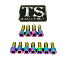Fox 40 and Bomber 58 Fork Titanium Bolt Kits · Titanium Surron, rainbow