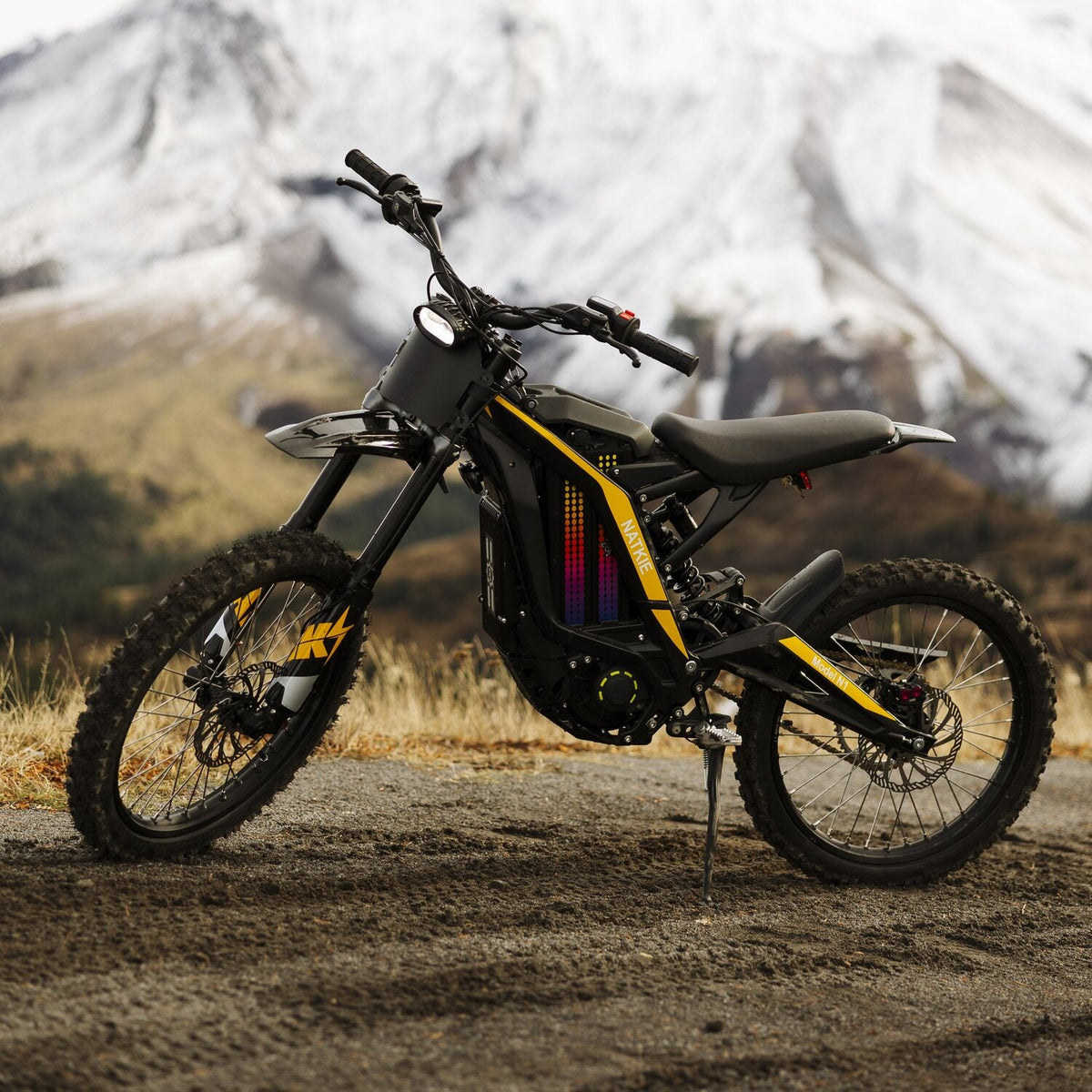 Natkie N1 side profile in mountain scrub