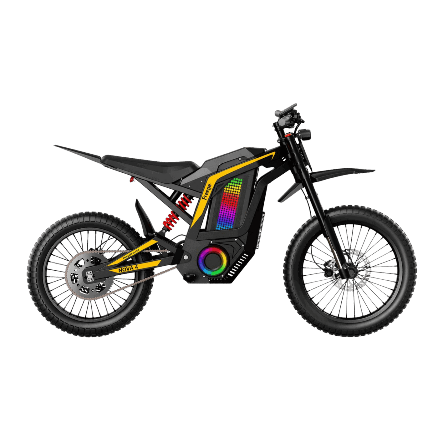 Freego Nova 4 rear three-quarter studio view