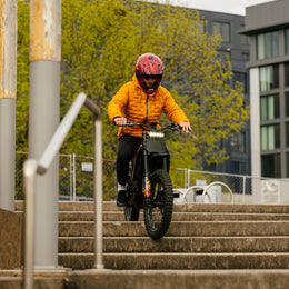Freego Nova 4 ridden up a flight of steps