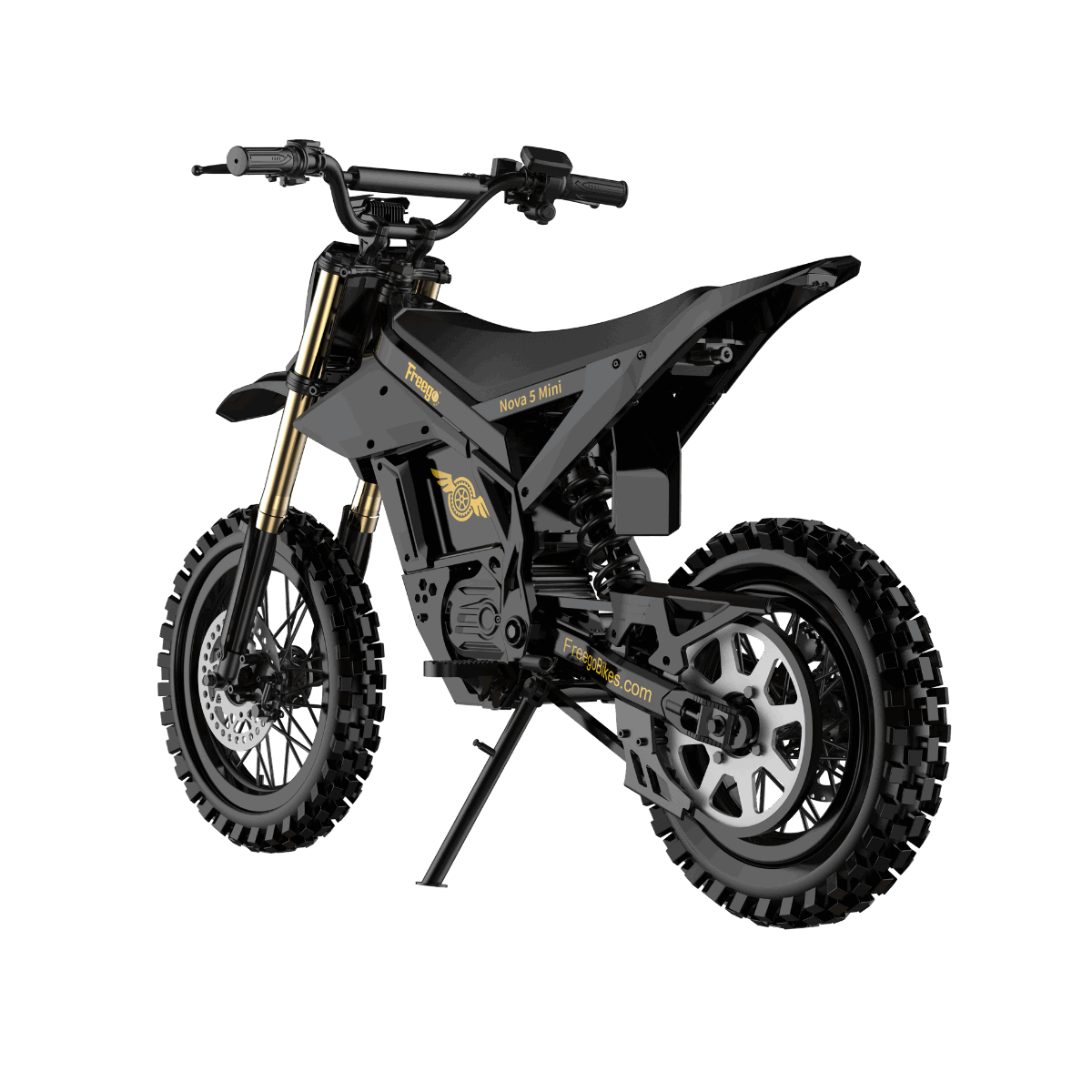 Freego Nova 5 Mini left side, rear three-quarter studio view