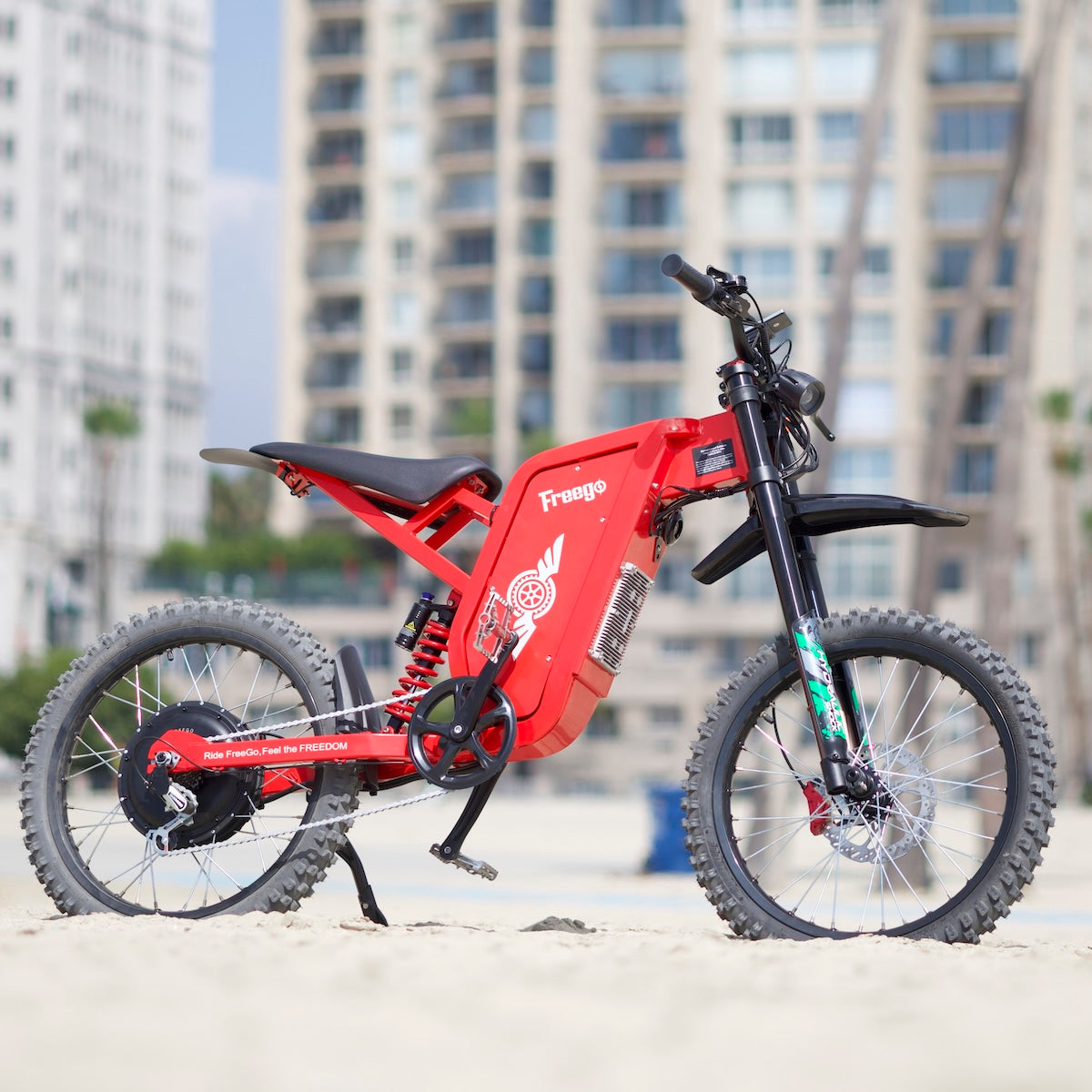 Freego X2 Pro in Red Limited, side view