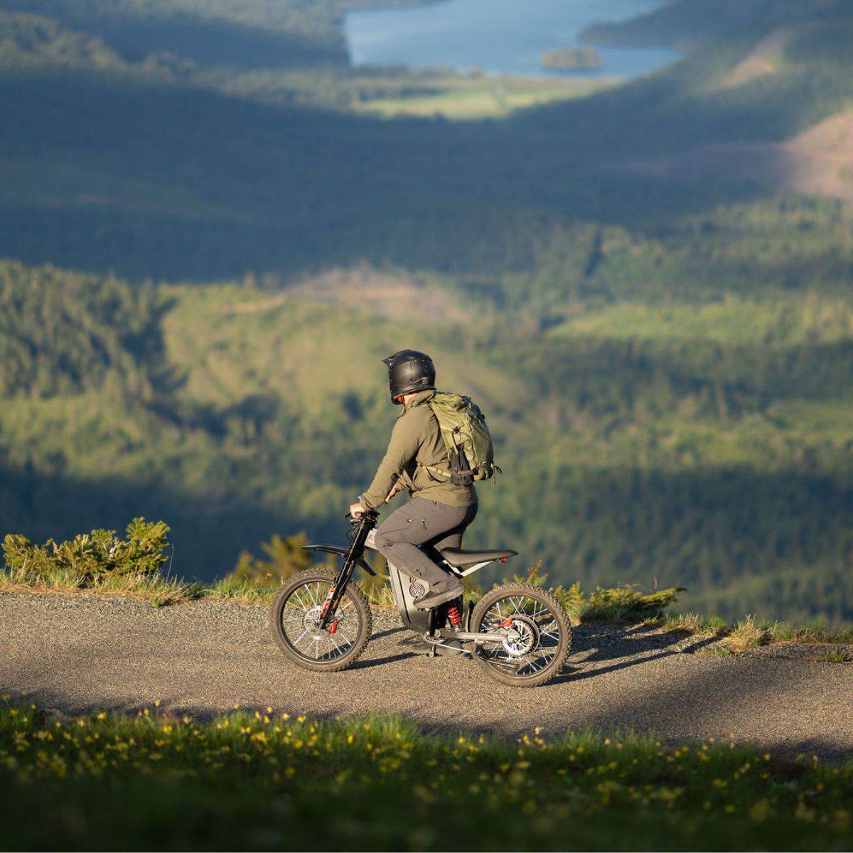 Freego X2 Pro ridden on a ridge trail