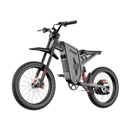 Freego X2 Pro electric dirt bike in dark gray, side product view