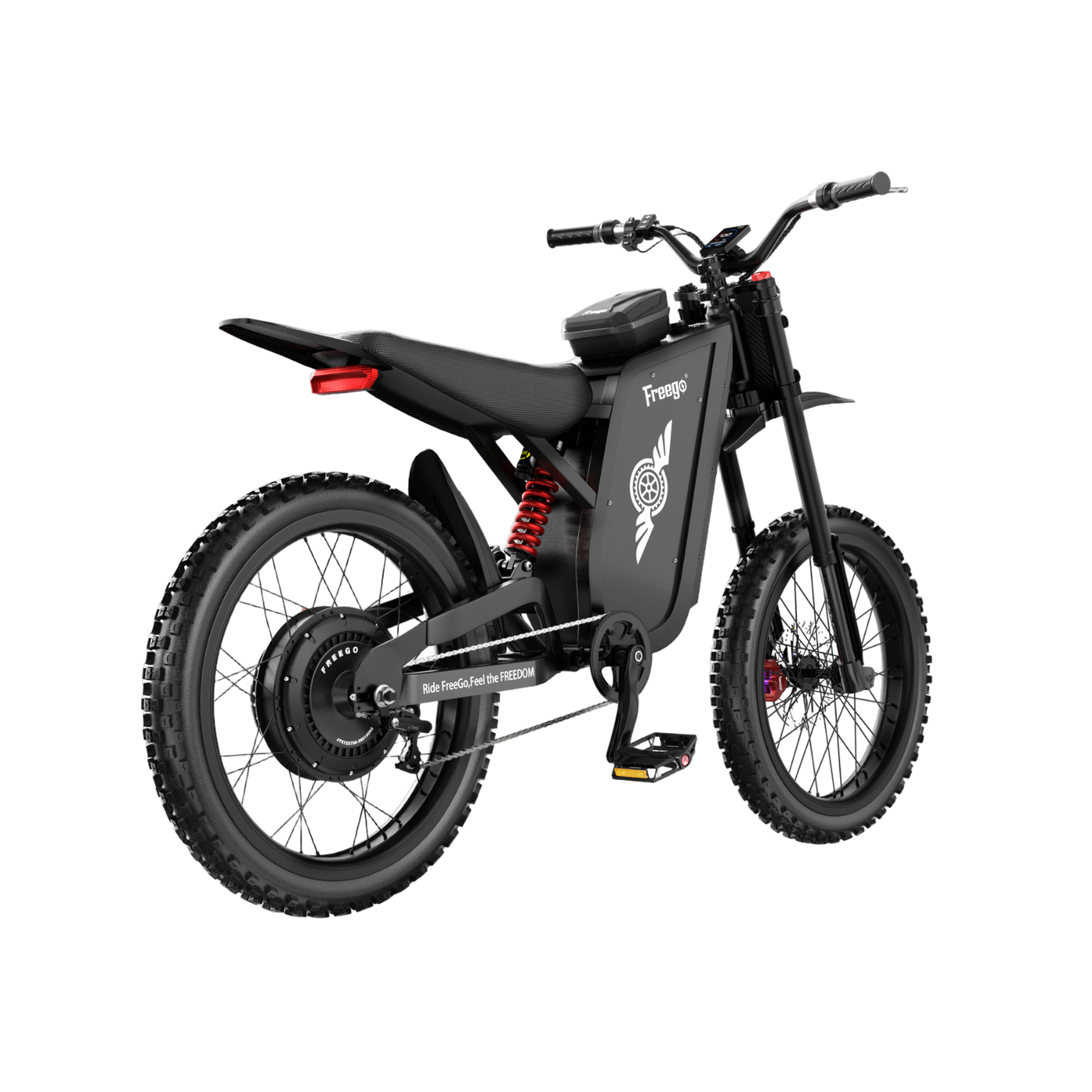 Freego X3 rear view showing the tail light