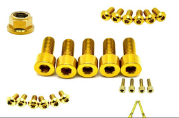 Titanium Front and Rear Wheel Bolt Kit for E-Ride Pro SS, view 2