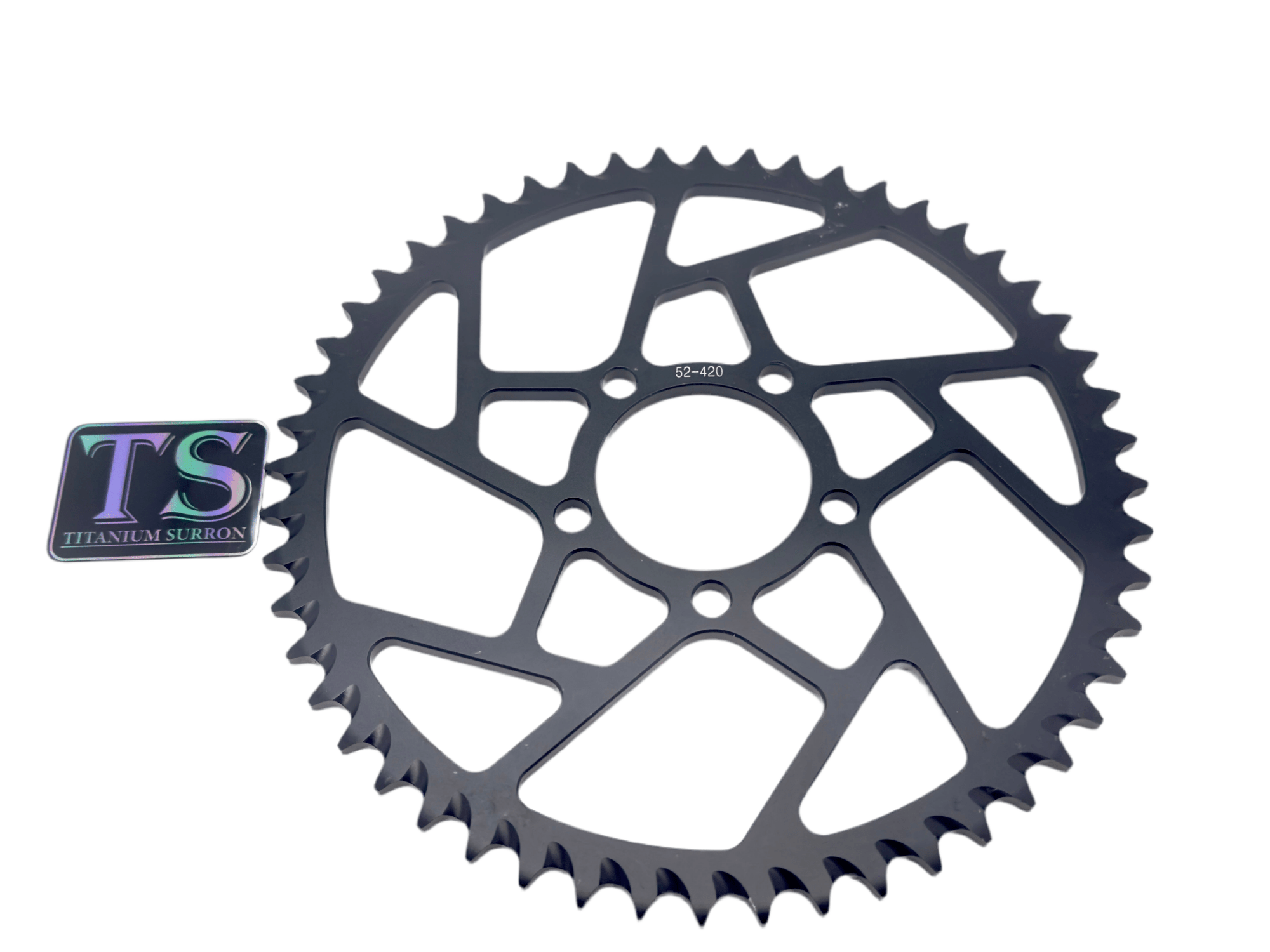 Hardened Aluminum 420 Sprockets for E-moto 48-58T for E-Ride Pro SS, view 1