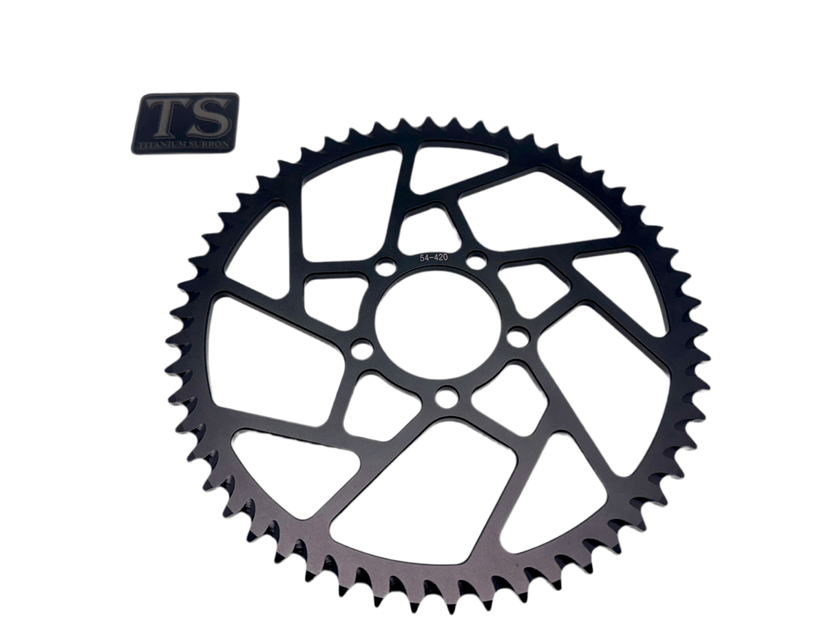 Hardened Aluminum 420 Sprockets for E-moto 48-58T for E-Ride Pro SS, view 8