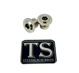 KKE Fork Axle End-Nuts — E-Moto (Set of 2) · Titanium Surron, view 12