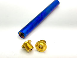 KKE Fork Custom Titanium Axle and Two Axle End-Bolts · Titanium Surron, view 12