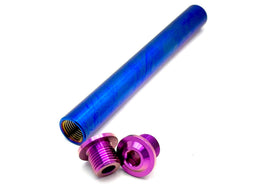 KKE Fork Custom Titanium Axle and Two Axle End-Bolts · Titanium Surron, view 13