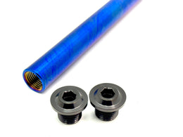 KKE Fork Custom Titanium Axle and Two Axle End-Bolts · Titanium Surron, view 7