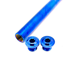 KKE Fork Custom Titanium Axle and Two Axle End-Bolts · Titanium Surron, view 3