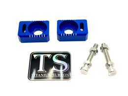 Axle Block / Chain Tensioner for Surron Light Bee X, blue