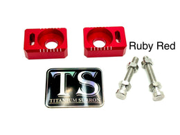 Axle Block / Chain Tensioner for Surron Light Bee X, ruby red