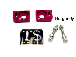 Axle Block / Chain Tensioner for Surron Light Bee X, burgundy