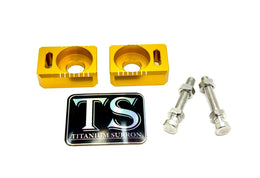 Axle Block / Chain Tensioner for Surron Light Bee X, gold