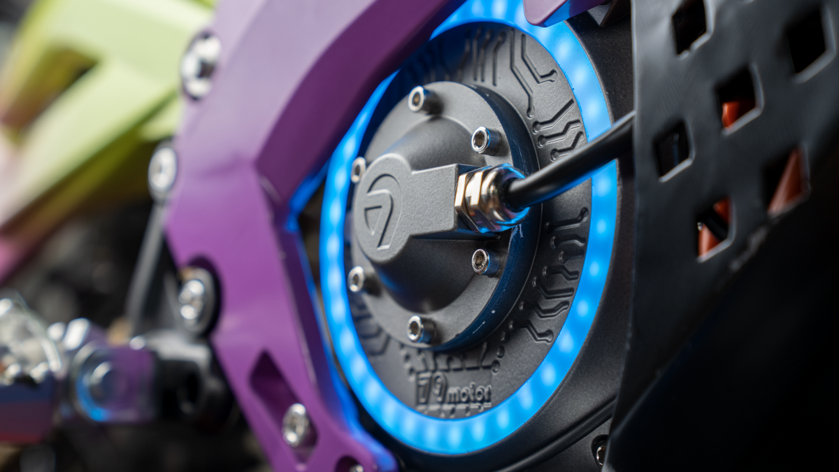79BIKE Falcon Pro mid-drive motor close-up