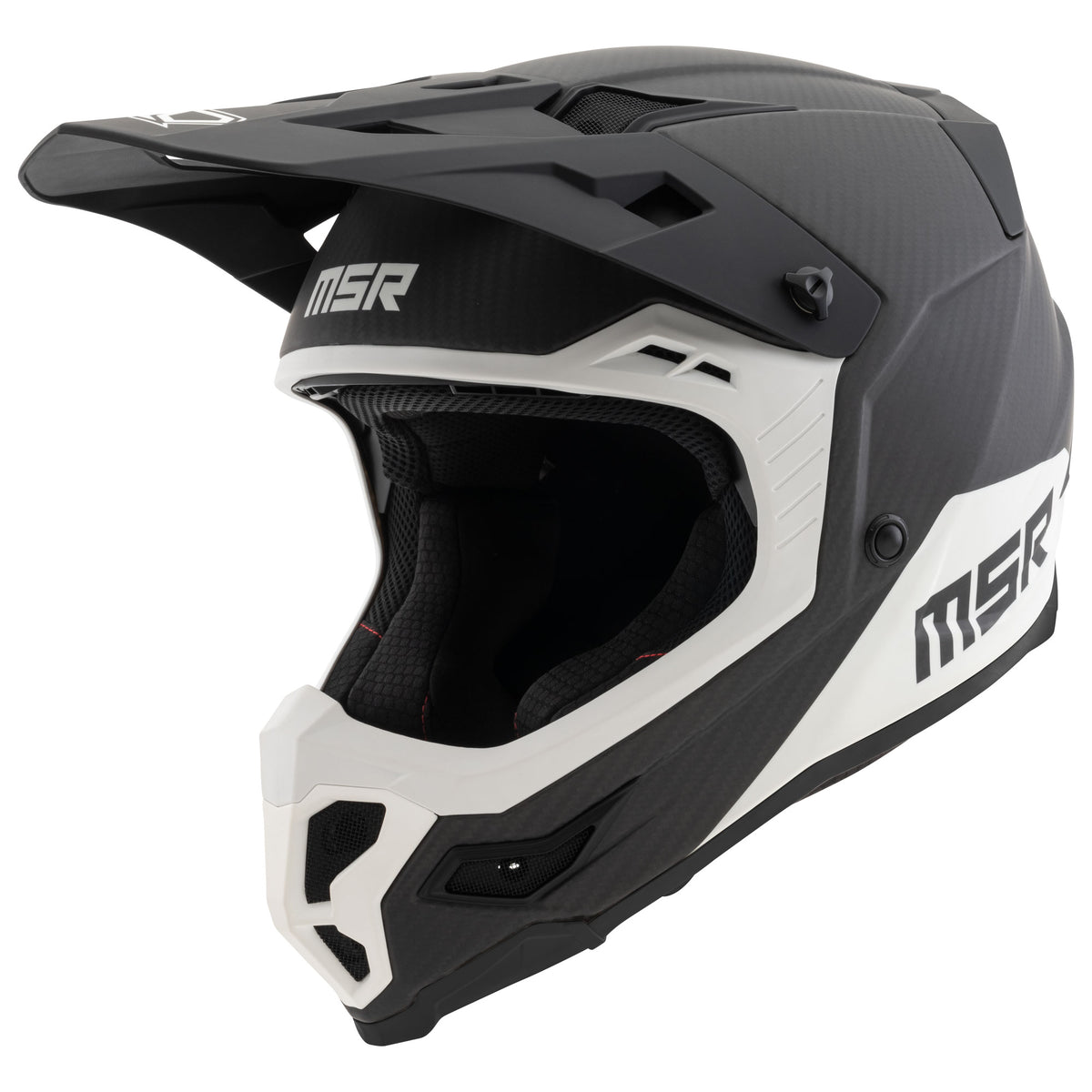 Carbon Hex Helmet w/MIPS Matte Black/White