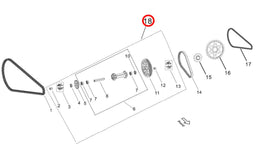 OEM Complete Jackshaft Assembly — E-Ride Pro & Surron