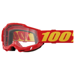 Accuri 2 Goggle Red Frame/Clear Lens