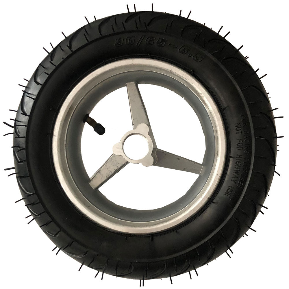 MotoTec Pocket/Mini Bike V2 Front Wheel Assembly 90mm