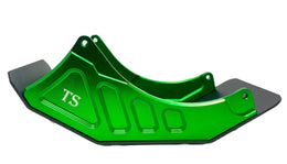 Premium Aluminum Bash Plate for E-Ride Pro SS 2.0 · Titanium Surron, green