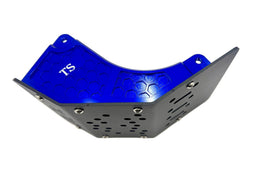 Premium Aluminum Bash Plate for Surron LBX · Titanium Surron, blue
