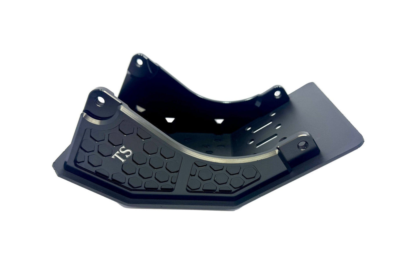 Premium Aluminum Bash Plate for Surron LBX · Titanium Surron, black