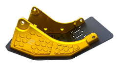 Premium Aluminum Bash Plate for Surron LBX · Titanium Surron, gold