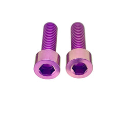 Titanium Upper Frame Bolts Surron/ E-Ride Pro/ 79 Bike · Titanium Surron, purple