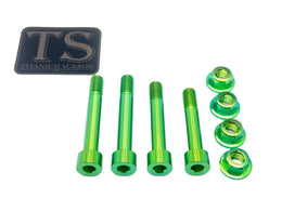 Titanium Rear Linkage Bolt Kit — Surron LBX & Segway · Titanium Surron, view 4