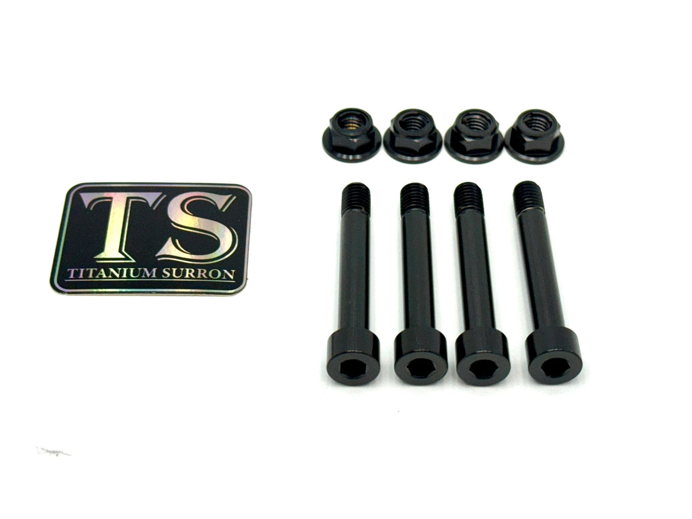 Titanium Rear Suspension/ Linkage  Bolt Kit for E-Ride Pro (8 pcs) ·…, black